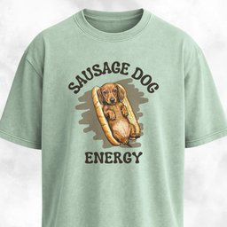 Sausage Dog Energy T Shirt Gift For Dog Lover