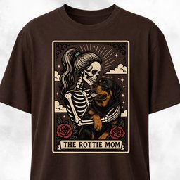 The Rottie Mom Tarot Card T Shirt Gift For Mom