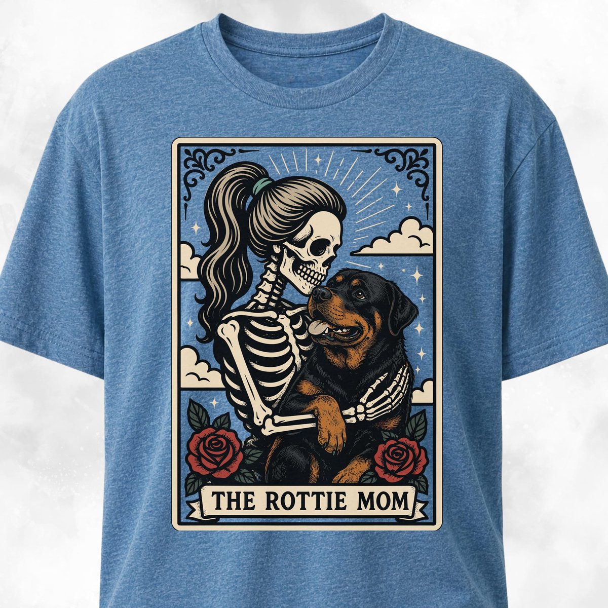 The Rottie Mom Tarot Card T Shirt Gift For Mom