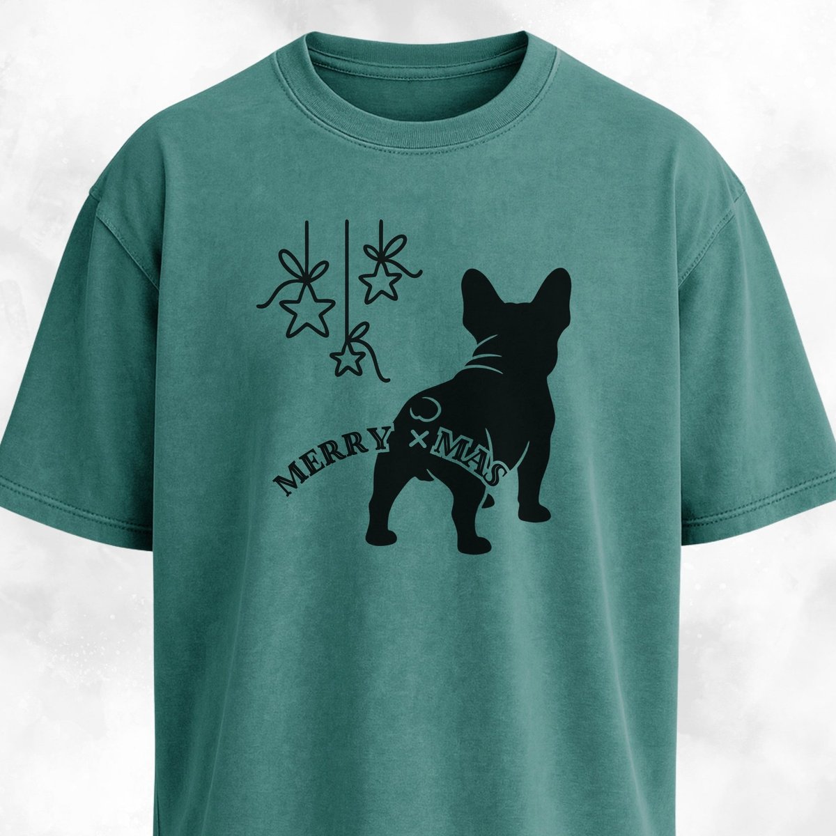 Merry Christmas Funny Frenchie Butt T Shirt Gift For Dog Lover