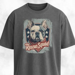 Rescue Squad French Bulldog Adoption Pride T Shirt Gift For Dog Lover