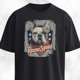 Rescue Squad French Bulldog Adoption Pride T Shirt Gift For Dog Lover