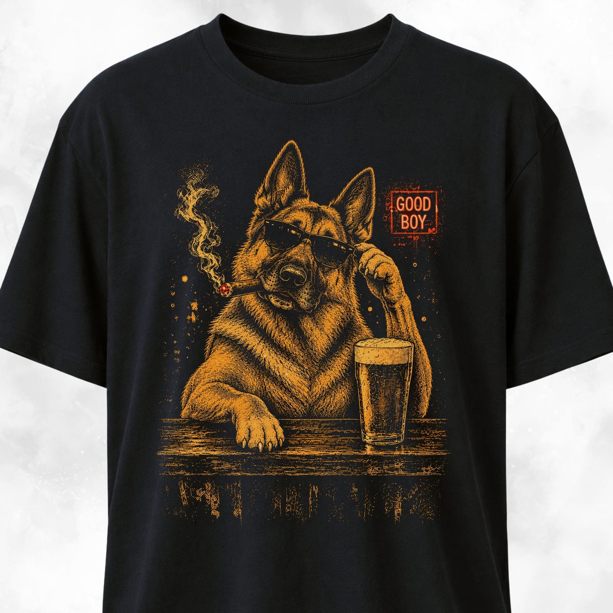 Good Boy German Shepherd T Shirt Gift For Dog Lover