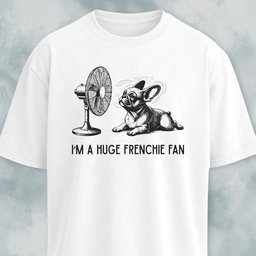 Im A Huge Frenchie Fan T Shirt Gift For Dog Lover