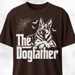 The Dogfather Halloween German Shepherd T-Shirt
