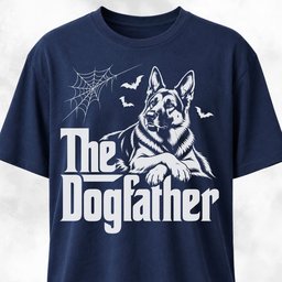 The Dogfather Halloween German Shepherd T-Shirt