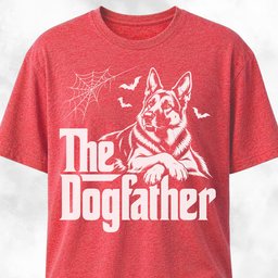The Dogfather Halloween German Shepherd T-Shirt