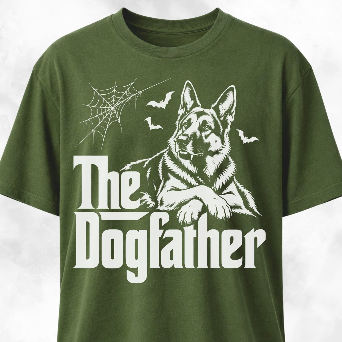 The Dogfather Halloween German Shepherd T-Shirt