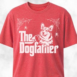 The Dogfather Halloween Corgi T-Shirt