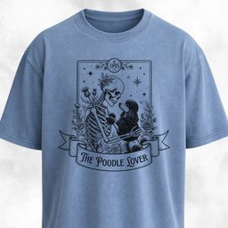 The Poodle Lover Tarot Card T Shirt Gift For Dog Lover