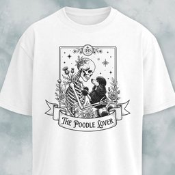 The Poodle Lover Tarot Card T Shirt Gift For Dog Lover