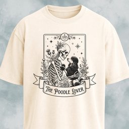 The Poodle Lover Tarot Card T Shirt Gift For Dog Lover