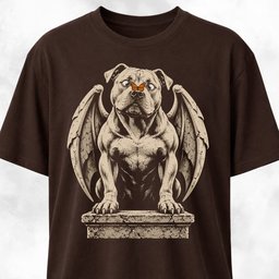 Pumpkin Butterfly Gargoyle Pitbull T Shirt Gift For Dog Lover