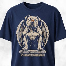 Pumpkin Butterfly Gargoyle Pitbull T Shirt Gift For Dog Lover