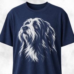 Nostalgic Bearded Collie T Shirt Gift For Dog Lover