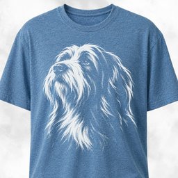 Nostalgic Bearded Collie T Shirt Gift For Dog Lover