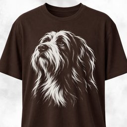 Nostalgic Bearded Collie T Shirt Gift For Dog Lover
