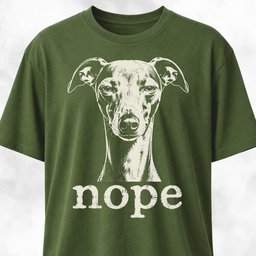 Nope Iggy T Shirt Gift For Dog Lover