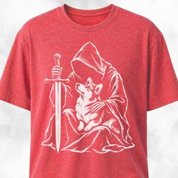 Grim Reaper Hugging A Corgi T Shirt Gift For Dog Lover