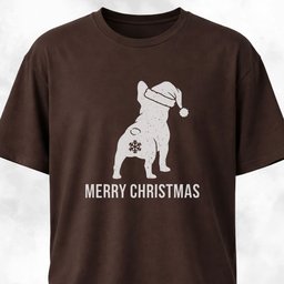 Merry Christmas Snowflake Butt Frenchie Edition T Shirt Gift For Dog Lover