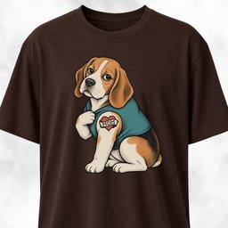 I Love Mom Tattoo Beagle T Shirt Gift For Mom