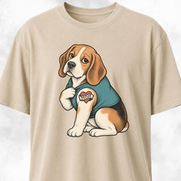 I Love Mom Tattoo Beagle T Shirt Gift For Mom
