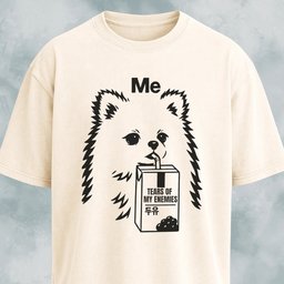 Me Drinking The Tears Of My Enemies T Shirt Gift For Dog Lover
