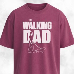 The Walking Dad Dachshund Edition T Shirt Gift For Dad