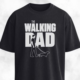 The Walking Dad Dachshund Edition T Shirt Gift For Dad