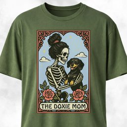 The Doxie Mom Tarot Card T Shirt Gift For Mom