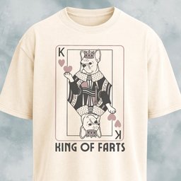 King Of Farts Frenchie T Shirt Gift For Dog Lover