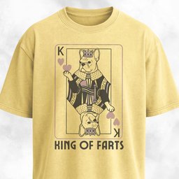 King Of Farts Frenchie T Shirt Gift For Dog Lover