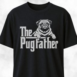 The Pugfather Pug T Shirt Gift For Dog Lover