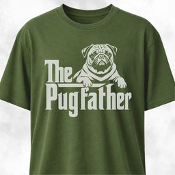 The Pugfather Pug T Shirt Gift For Dog Lover