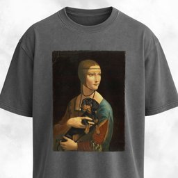 Lady With An Ermine Doxie Edition T Shirt Gift For Dog Lover