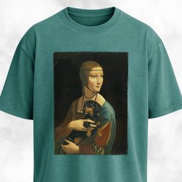 Lady With An Ermine Doxie Edition T Shirt Gift For Dog Lover