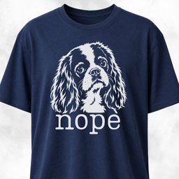 Nope Cavalier King Charles Spaniel T Shirt Gift For Dog Lover
