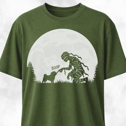Mummy Booping A Pug T Shirt Gift For Dog Lover