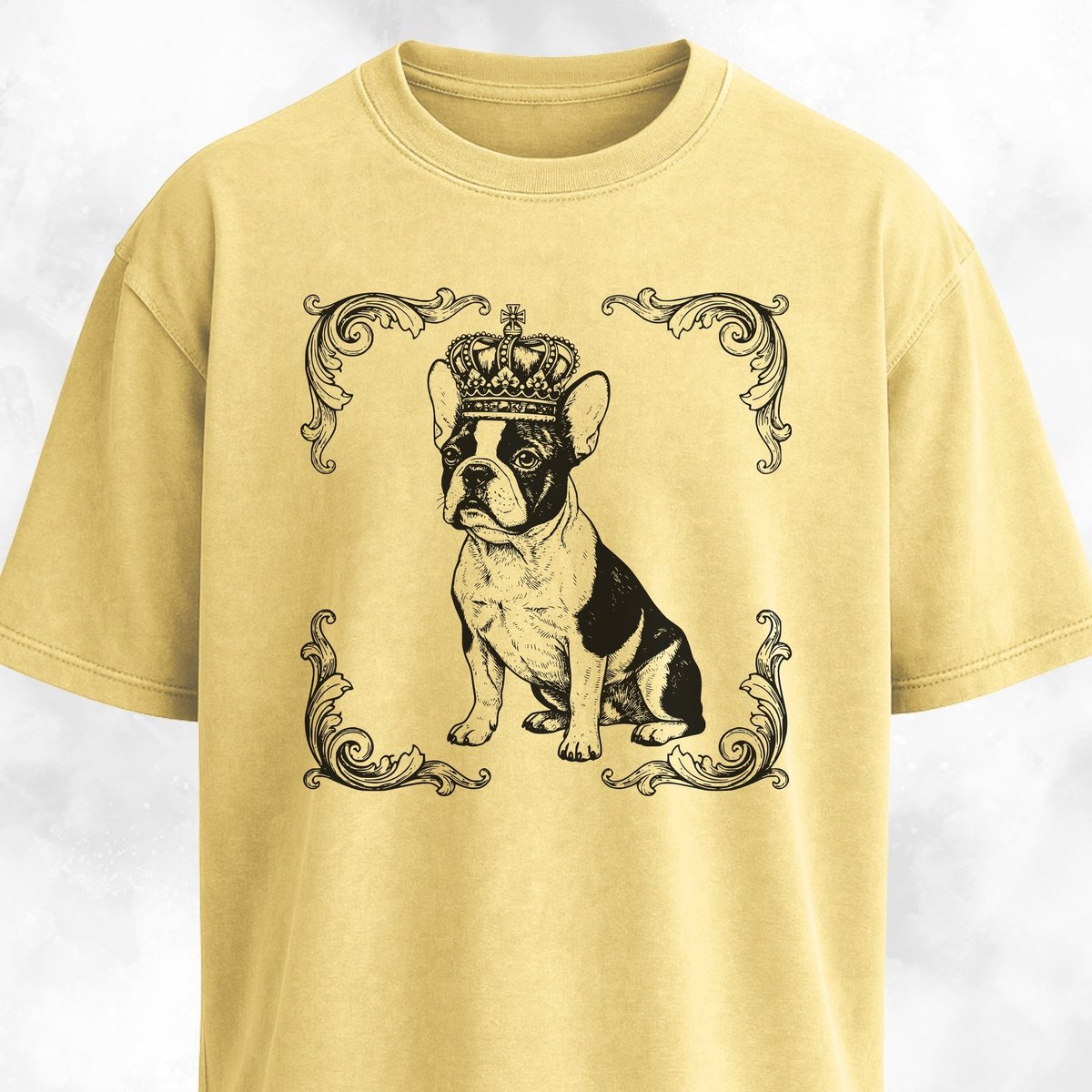 The Royal Frenchie T Shirt Gift For Dog Lover