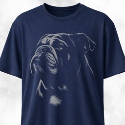 Nostalgic Bulldog T Shirt Gift For Dog Lover