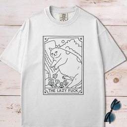 The Lazy F Ck Tarot Card T Shirt Gift For Dog Lover