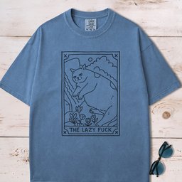 The Lazy F Ck Tarot Card T Shirt Gift For Dog Lover