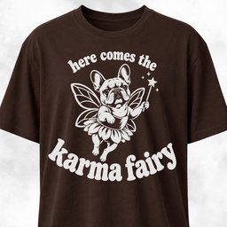 Karma Fairy French Bulldog T Shirt Gift For Dog Lover