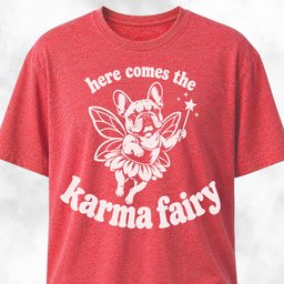 Karma Fairy French Bulldog T Shirt Gift For Dog Lover
