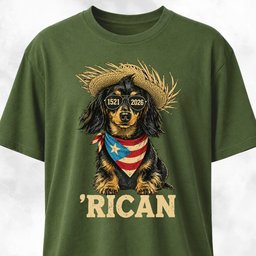 Puertorico Mohawk Doxie T Shirt Gift For Dog Lover
