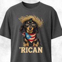 Puertorico Mohawk Doxie T Shirt Gift For Dog Lover