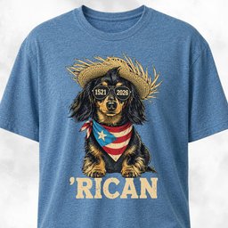 Puertorico Mohawk Doxie T Shirt Gift For Dog Lover
