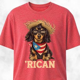 Puertorico Mohawk Doxie T Shirt Gift For Dog Lover