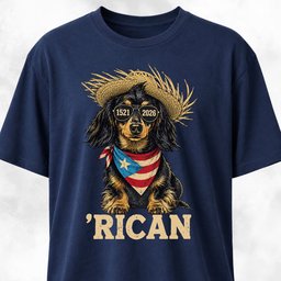 Puertorico Mohawk Doxie T Shirt Gift For Dog Lover