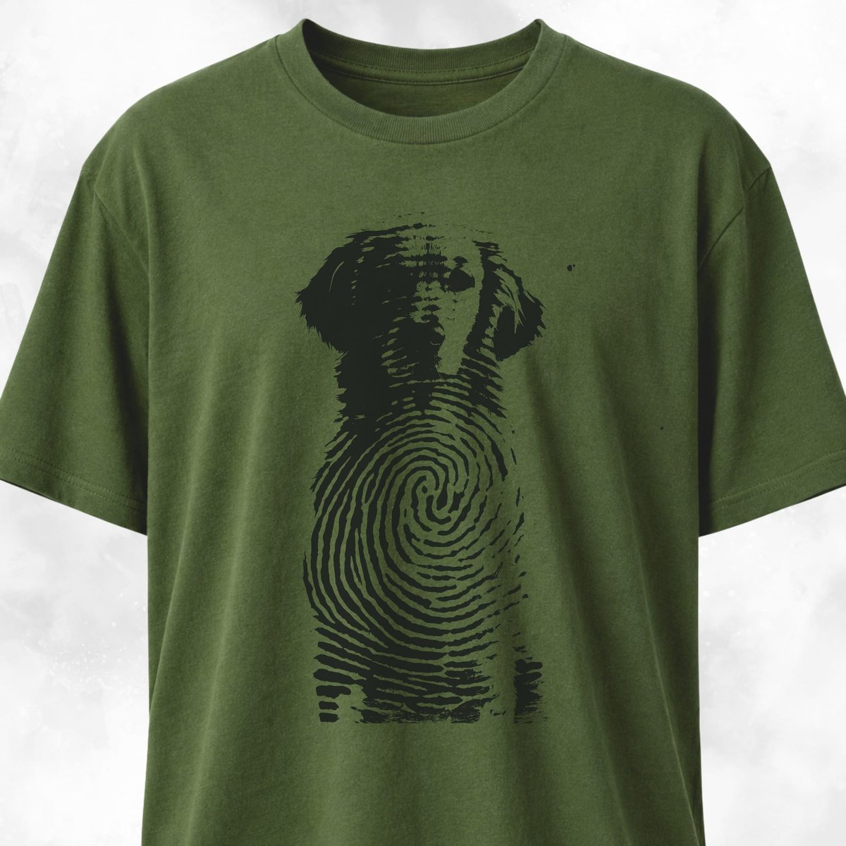 Goldie Fingerprint T Shirt Gift For Dog Lover
